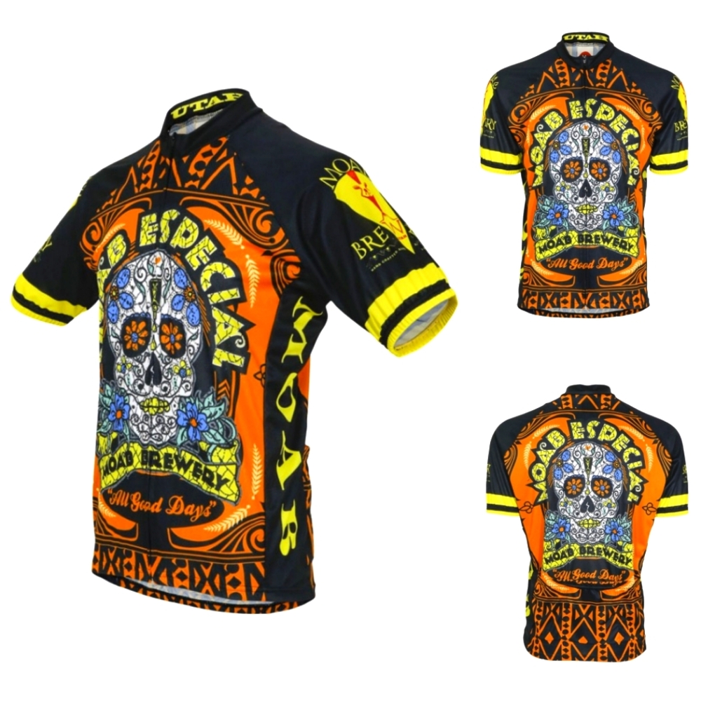 Moab Brewery Cycling Jersey Men’s XXL Especial Black No Bad Days Bike Utah Beer
